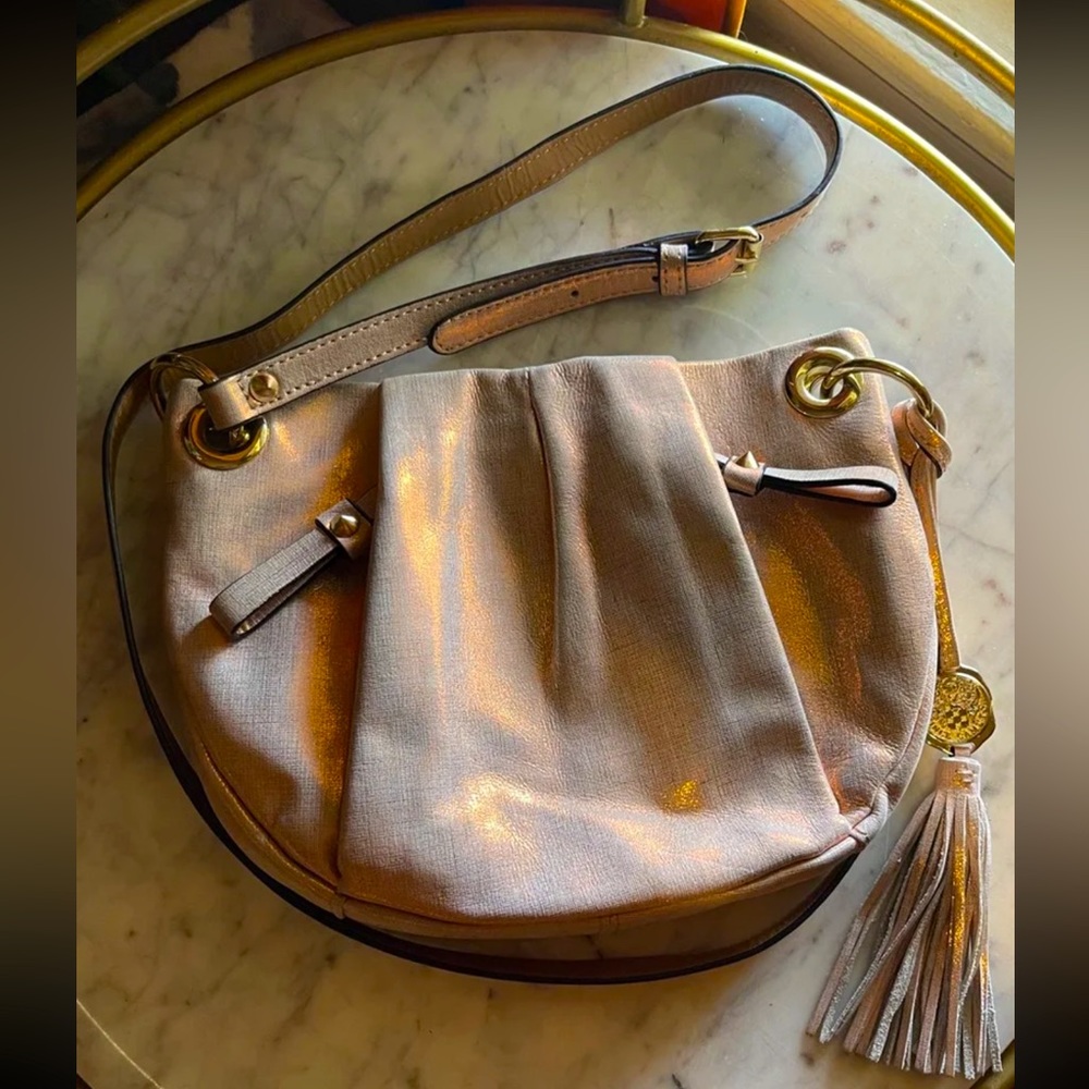 COPY - Vincent Camuto Pink/Golden Shimmer Purse